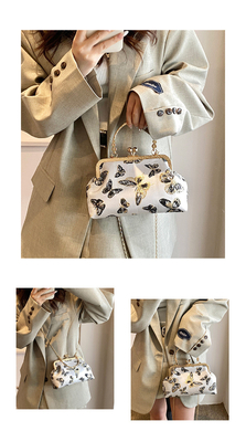 NEW CHINESE STYLE CHEONGSAM DINNER BAG FOR WOMEN 2024 SPRING/SUMMER NEW HANDBAG SENIOR CHAIN CROSSBODY BAG