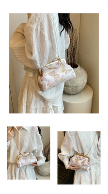 NEW CHINESE STYLE CHEONGSAM DINNER BAG FOR WOMEN 2024 SPRING/SUMMER NEW HANDBAG SENIOR CHAIN CROSSBODY BAG