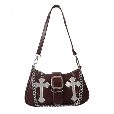 HIGH-GRADE UNDERARM BAG WOMEN'S NEW AUTUMN AND WINTER FASHION NICHE FASHION EVERYTHING RETRO CHAIN COMMUTER SHOULDER UND