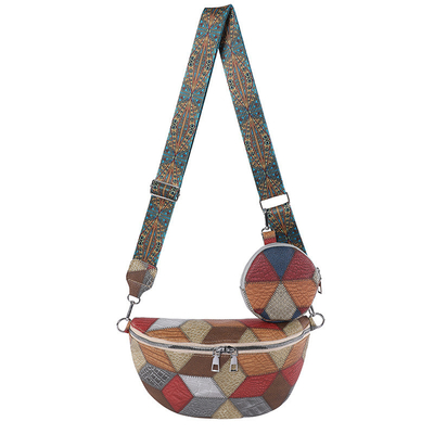 AUTUMN AND WINTER RETRO CROSSBODY BAG BAG FEMALE BAG FASHION CHEST CROSSBODY BAG NEW NICHE DESIGN MOBILE PHONE RETRO FAN