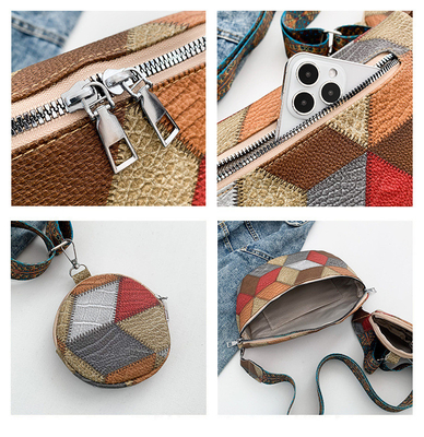 AUTUMN AND WINTER RETRO CROSSBODY BAG BAG FEMALE BAG FASHION CHEST CROSSBODY BAG NEW NICHE DESIGN MOBILE PHONE RETRO FAN