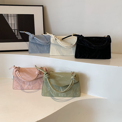 HIGH-GRADE HANDBAG WOMEN TREND NEW FASHION NICHE DESIGN HAND BILL OF LADING SHOULDER BAG ALL TEXTURE CROSSBODY BAG