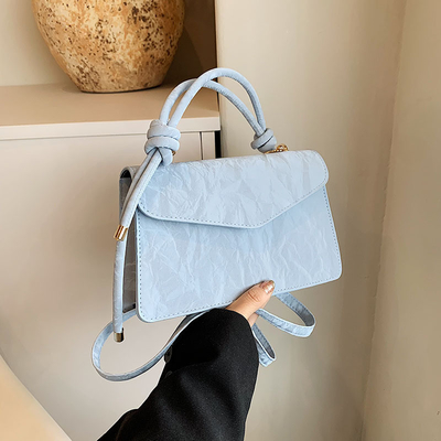 HIGH-GRADE HANDBAG WOMEN TREND NEW FASHION NICHE DESIGN HAND BILL OF LADING SHOULDER BAG ALL TEXTURE CROSSBODY BAG