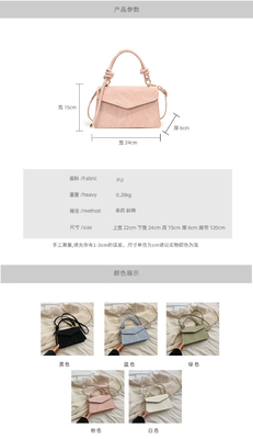 HIGH-GRADE HANDBAG WOMEN TREND NEW FASHION NICHE DESIGN HAND BILL OF LADING SHOULDER BAG ALL TEXTURE CROSSBODY BAG