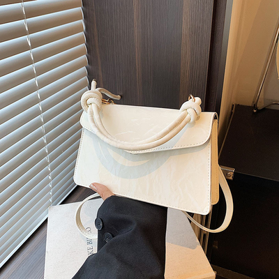 HIGH-GRADE HANDBAG WOMEN TREND NEW FASHION NICHE DESIGN HAND BILL OF LADING SHOULDER BAG ALL TEXTURE CROSSBODY BAG