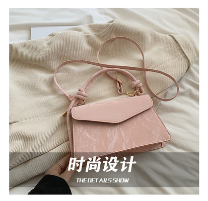 HIGH-GRADE HANDBAG WOMEN TREND NEW FASHION NICHE DESIGN HAND BILL OF LADING SHOULDER BAG ALL TEXTURE CROSSBODY BAG
