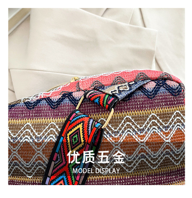 NEW CHINESE FASHION SINGLE SHOULDER CROSSBODY BAG NET RED SIMPLE ETHNIC STYLE SMALL BAG TEXTURE CHEST BAG WOMEN'S BAG