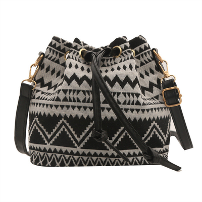 NEW CHINESE NATIONAL WIND ARMPIT BUCKET BAG SIMPLE FASHION TREND SUMMER NEW LINEN STYLE HIGH-GRADE SENSE SINGLE SHOULDER