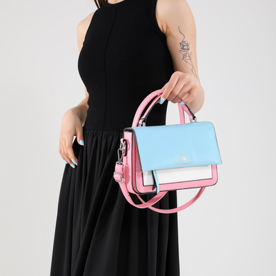 2024 SPRING AND SUMMER NEW FASHION SMALL SQUARE BAG SINGLE SHOULDER BAG MATCHING COLOR HAND CROSSBODY BAG
