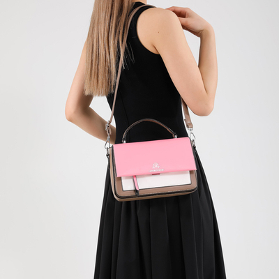 2024 SPRING AND SUMMER NEW FASHION SMALL SQUARE BAG SINGLE SHOULDER BAG MATCHING COLOR HAND CROSSBODY BAG