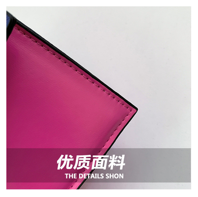 2024 SPRING/SUMMER NEW FASHION TEXTURE MATCHING COLOR CROSSBODY BAG SHOULDER HANDBAG THIS YEAR
