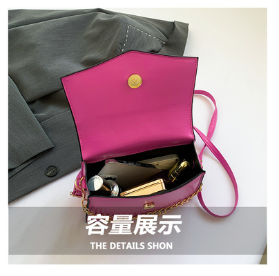 2024 SPRING/SUMMER NEW FASHION TEXTURE MATCHING COLOR CROSSBODY BAG SHOULDER HANDBAG THIS YEAR