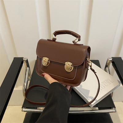 SENIOR SENSE OF RETRO SMALL BAG WOMEN 2024 NEW SUMMER FASHION FOREIGN STYLE SHOULDER BAG SMALL NICHE ALL HAND BAG SQUARE