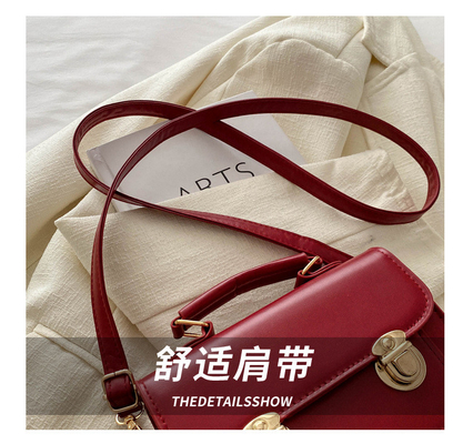 SENIOR SENSE OF RETRO SMALL BAG WOMEN 2024 NEW SUMMER FASHION FOREIGN STYLE SHOULDER BAG SMALL NICHE ALL HAND BAG SQUARE
