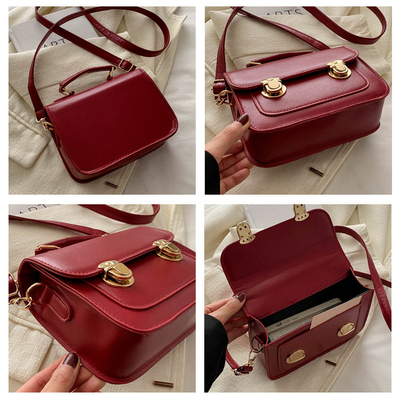 SENIOR SENSE OF RETRO SMALL BAG WOMEN 2024 NEW SUMMER FASHION FOREIGN STYLE SHOULDER BAG SMALL NICHE ALL HAND BAG SQUARE