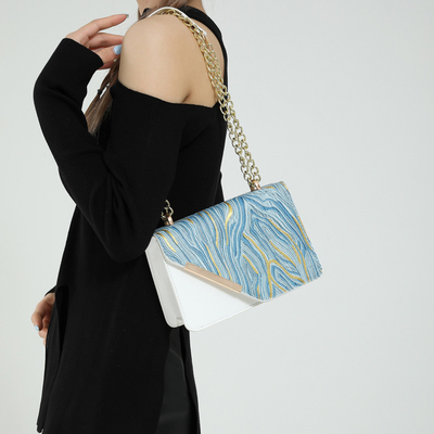 Bag women's new fashion small square bag wholesale niche simple retro quicksand everything single shoulder crossbody cha