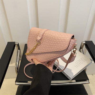 HIGH SENSE FASHION SADDLE POPULAR SPRING/SUMMER BRAIDED SMALL BAG SIMPLE ALL-IN-ONE CROSSBODY BAG