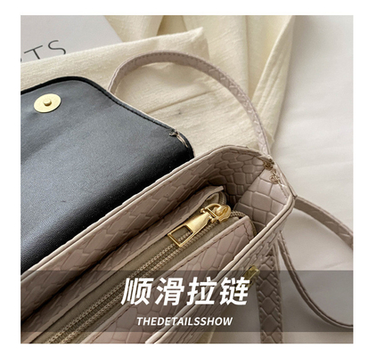 HIGH SENSE FASHION SADDLE POPULAR SPRING/SUMMER BRAIDED SMALL BAG SIMPLE ALL-IN-ONE CROSSBODY BAG