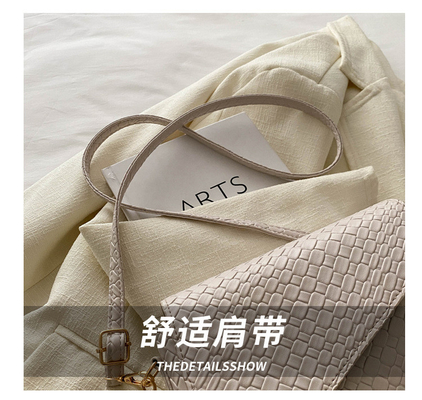 HIGH SENSE FASHION SADDLE POPULAR SPRING/SUMMER BRAIDED SMALL BAG SIMPLE ALL-IN-ONE CROSSBODY BAG
