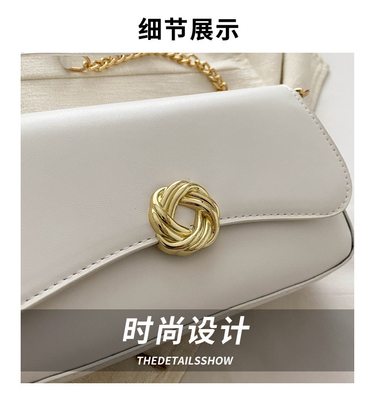 SMALL BAG FEMALE CROSS-BORDER NEW SPRING AND SUMMER ALL SHOULDER CROSSBODY BAG NICHE DESIGN TEXTURE SMALL SQUARE BAG