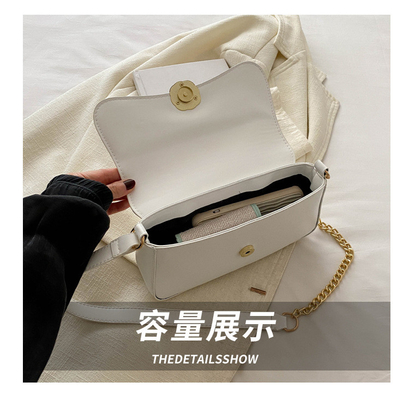 SMALL BAG FEMALE CROSS-BORDER NEW SPRING AND SUMMER ALL SHOULDER CROSSBODY BAG NICHE DESIGN TEXTURE SMALL SQUARE BAG