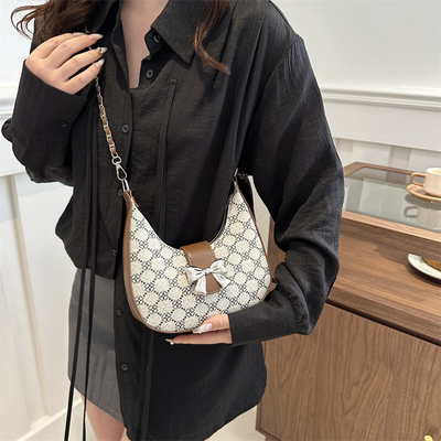 UNDERARM BAG ARC DE TRIOMPHE BAG FEMALE SPRING AND SUMMER SHOULDER BAG ALL-IN-ONE CRESCENT BAG SENIOR SENSE RETRO CROSSB