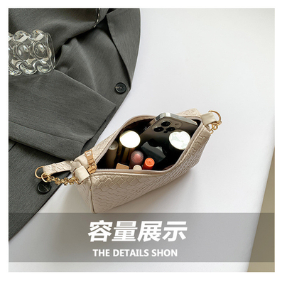 TREND NEW FASHION STONE PRINT NICHE DESIGN SINGLE SHOULDER CROSSBODY BAG HIGH-GRADE WOMEN'S EXPLOSIVE UNDERARM BAG