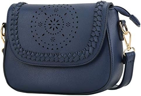 KKXIU Crossbody Bags for Women Hollow Purses with Adjustable Strap