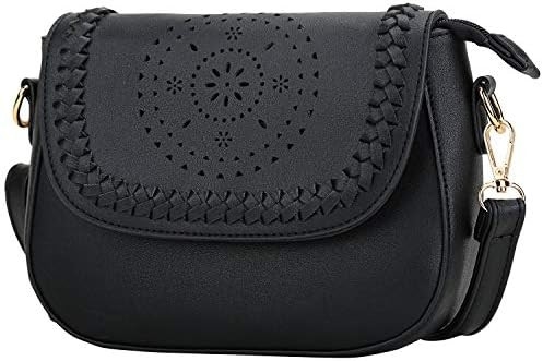 KKXIU Crossbody Bags for Women Hollow Purses with Adjustable Strap