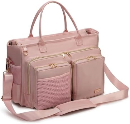 RABJEN NURSE UTILITY TOTE BAG, LAPTOP TRAVEL BAG FOR WORK HOME CARE NURSE FOR ADULTS