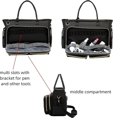 RABJEN NURSE UTILITY TOTE BAG, LAPTOP TRAVEL BAG FOR WORK HOME CARE NURSE FOR ADULTS