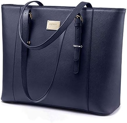 LOVEVOOK LAPTOP BAG FOR WOMEN, STRUCTURED LEATHER COMPUTER BAG, PROFESSIONAL WORK TOTE PURSE, TEACHER/ATTORNEY’S CHOICE,