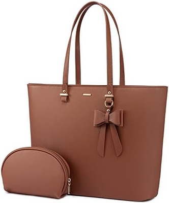 LOVEVOOK LAPTOP BAG FOR WOMEN, STRUCTURED LEATHER COMPUTER BAG, PROFESSIONAL WORK TOTE PURSE, TEACHER/ATTORNEY’S CHOICE,