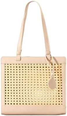 STRAW BEACH BAG FOR WOMEN SUMMER WOVEN RATTAN TOTE BAG STRAW PURSES AND HANDBAGS FOR VACATION WITH PENDANT