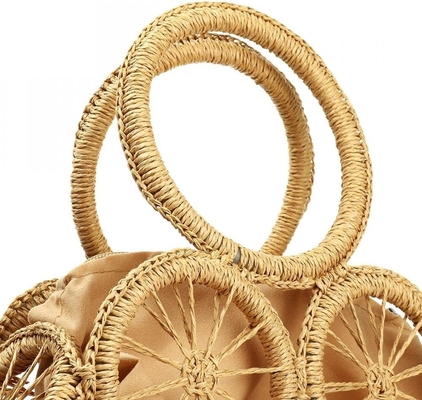 WOMENS LARGE STRAW BAGS BEACH TOTE BAG HANDWOVEN HOBO BAG SUMMER BEACH BAG STRAW HANDBAG