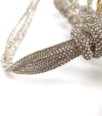 Clear Acrylic Bag Rhinestone Acrylic Clutch Crystal Evening Purses for Women Glitter Handbag for Wedding Cocktail Party