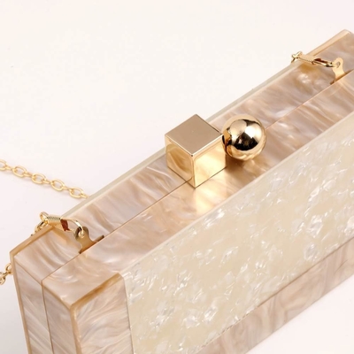 Women Acrylic Evening Clutch bag Glitter Marble Purse Handbag for Wedding Cocktail Party Prom