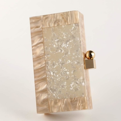 Women Acrylic Evening Clutch bag Glitter Marble Purse Handbag for Wedding Cocktail Party Prom