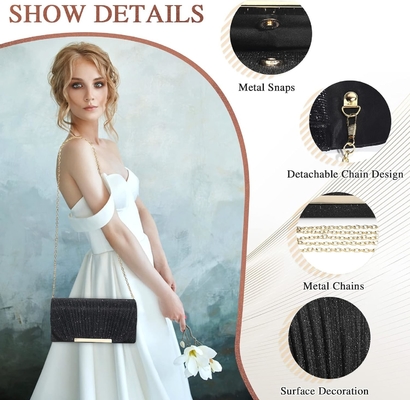 UBAYMAX EVENING BAG CLUTCH PURSES FOR WOMEN LADY GIRL HANDBAGS CROSSBODY BAG WEDDING BAG FOR PROM PARTY WEDDING