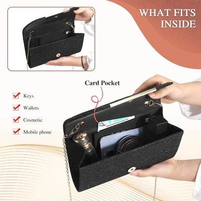UBAYMAX EVENING BAG CLUTCH PURSES FOR WOMEN LADY GIRL HANDBAGS CROSSBODY BAG WEDDING BAG FOR PROM PARTY WEDDING