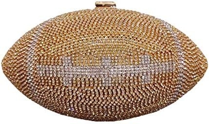 UMREN WOMEN BASKETBALL SHAPED CROSS BODY PURSE RHINESTONE ROUND BALL CRYSTAL EVENING BAG CLUTCH HANDBAG FOR WEDDING