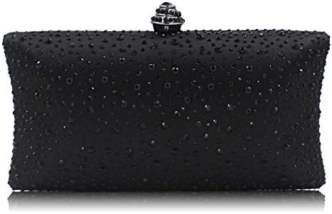 Women's Evening Bag Sparkling Rhinestone Wedding Evening Party Clutch Handbag Purse Chain Shoulder Crossbody Bag