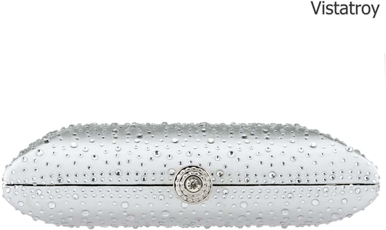 Women's Evening Bag Sparkling Rhinestone Wedding Evening Party Clutch Handbag Purse Chain Shoulder Crossbody Bag