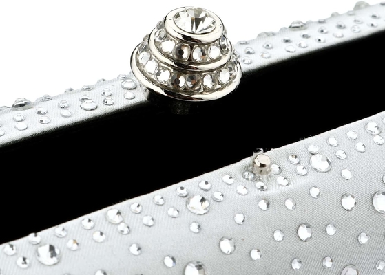 Women's Evening Bag Sparkling Rhinestone Wedding Evening Party Clutch Handbag Purse Chain Shoulder Crossbody Bag