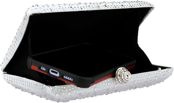 Women's Evening Bag Sparkling Rhinestone Wedding Evening Party Clutch Handbag Purse Chain Shoulder Crossbody Bag