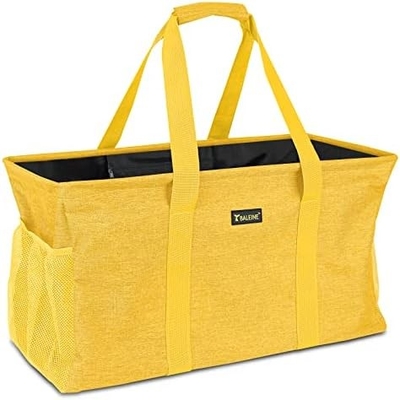 BALEINE EXTRA LARGE UTILITY TOTE BAG WITH WIRE FRAME FOR STORAGE (BLUE, 16.5''X14''X10'')