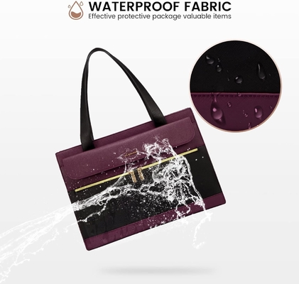 LOVEVOOK LAPTOP BAG FOR WOMEN 15.6 INCH LAPTOP TOTE WORK BAG PROFESSIONAL LEATHER COMPUTER BRIEFCASE WATERPROOF BUSINESS