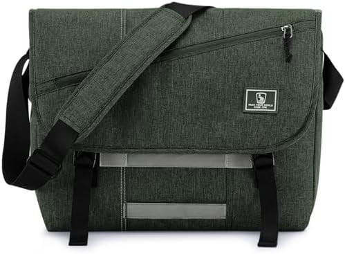 OIWAS Messenger Bag for Men, 15.6 Inch Laptop Crossbody Bags Women Casual Satchel Shoulder Bag College Travel Office