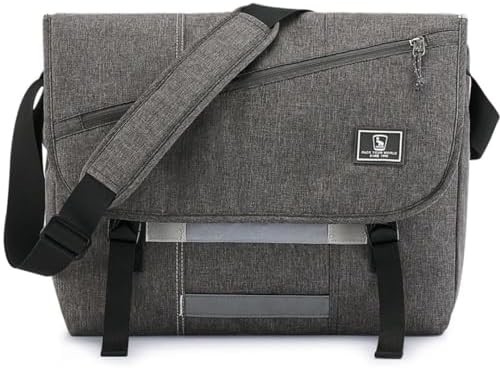 OIWAS Messenger Bag for Men, 15.6 Inch Laptop Crossbody Bags Women Casual Satchel Shoulder Bag College Travel Office