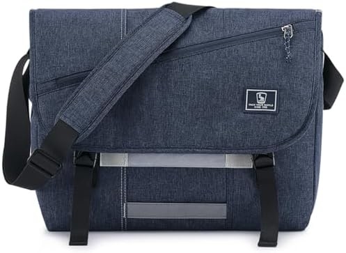 OIWAS Messenger Bag for Men, 15.6 Inch Laptop Crossbody Bags Women Casual Satchel Shoulder Bag College Travel Office